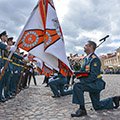 Торжественная церемония выпуска офицеров и слушателей Военной академии материально-технического обеспечения им. А.В. Хрулева (г. Санкт-Петербург)