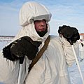 Занятия по тактической подготовке на лыжах с личным составом мотострелковых отделений соединений, дислоцированных в Западной Сибири