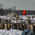 В Подмосковье военнослужащие танковой армии ЗВО реконструировали бой Корсунь-Шевченковской наступательной операции